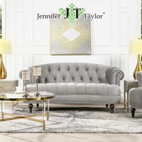 2人掛けソファ La Rosa 865 ジェニファーテイラー Jennifer Taylor Home アンティーク調 ヨーロピアン クラシック インテリア ブランド 輸入家具 ソファ 2人掛