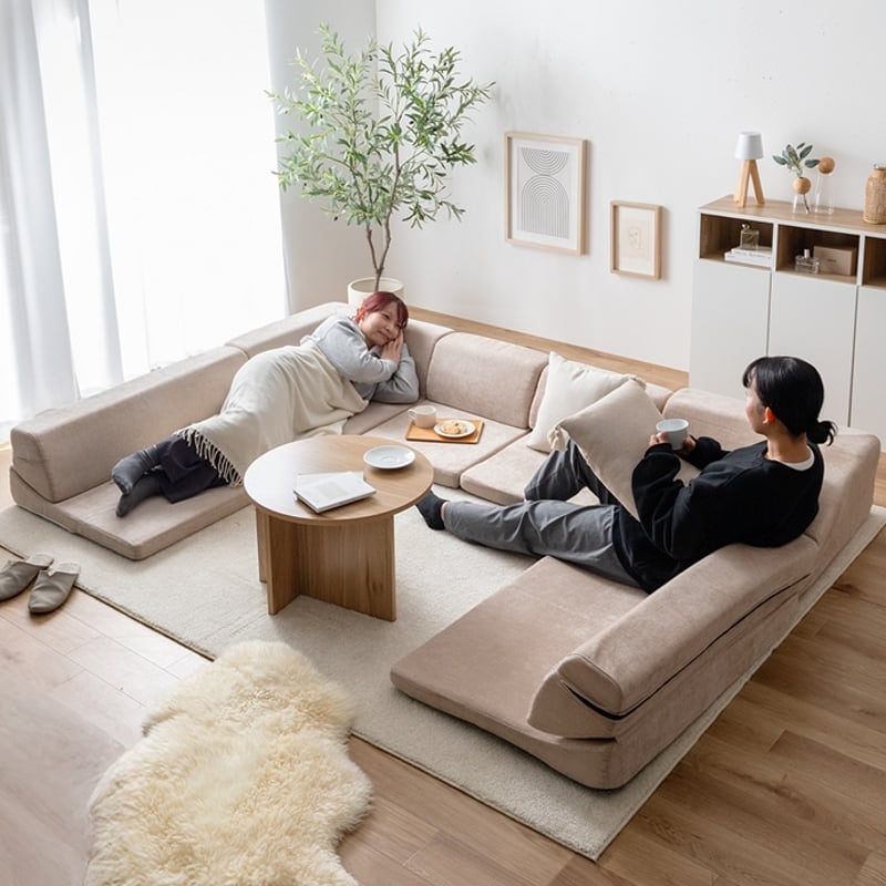 フロアコーナーソファ 3点セット フロアソファ ソファ ソファー 3人