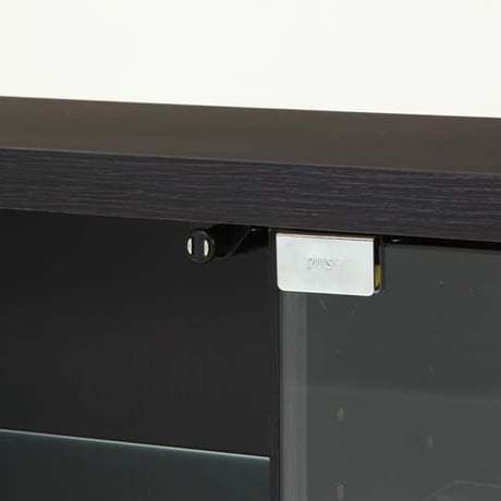 不二貿易 ガラスコレクションケース ロータイプ 4段 ブラック 高さ90cm 幅90cm 奥行き29cm 強化ガラス棚 可動棚 フィギュア コミック収納に最適
