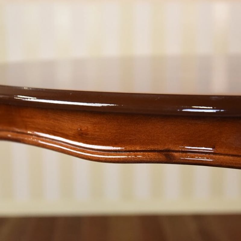 イタリア家具 アンティーク調 猫脚 ダイニングテーブルセット 4人掛け