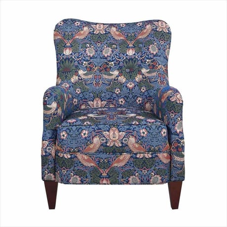 ジェニファーテイラー ウィングバック アームチェア 1人掛け Strawberry Thief VI02 いちご泥棒 Jennifer Taylor 36029AC-VI02