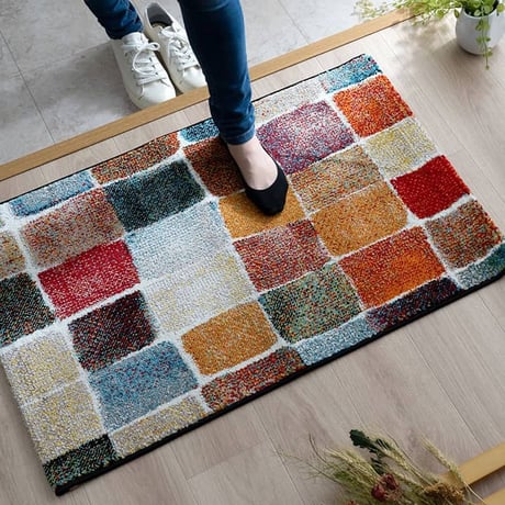 ウィルトン玄関マット マット パレット 60×90cm