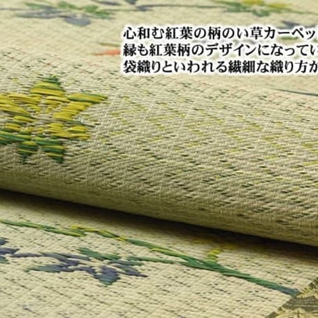 花ござ カーペット 嵐山  348×352cm 江戸間8畳
