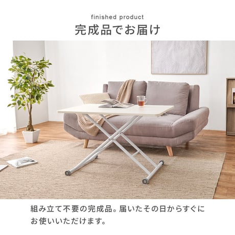 昇降テーブル 幅100×奥行55cm 無段階調整 ガス圧 昇降式 長方形 ガス圧昇降式テーブル ダイニングテーブル 美しい天板 リビング おしゃれ 作業台 新生活 カフェ センター
