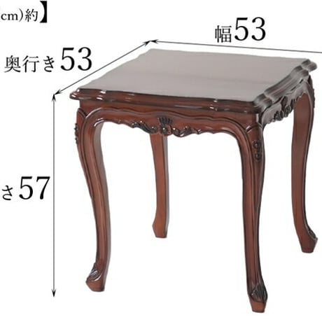 テーブル カフェテーブル 正方形 木製 天然木 マホガニー ブラウン カフェ 店舗 レストラン ダイニング リビング 食事 仕事 デスクワーク カウンター バー インダストリアル コンパクト