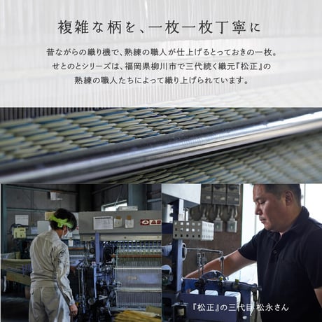 国産い草カーペット　せとのと　倉ノ戸　江戸間4.5畳