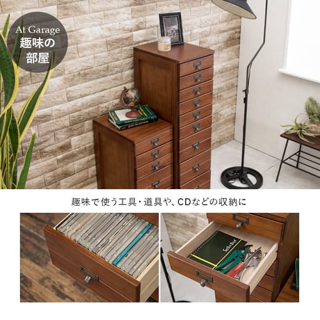 書類チェスト書類収納 A4ファイル収納可能 ネーム入れ 桐製 天然木 脚付き おしゃれ シンプル アンティーク ラッカー塗装 マルチチェスト ファイルチェスト 引出し ドロワー 収