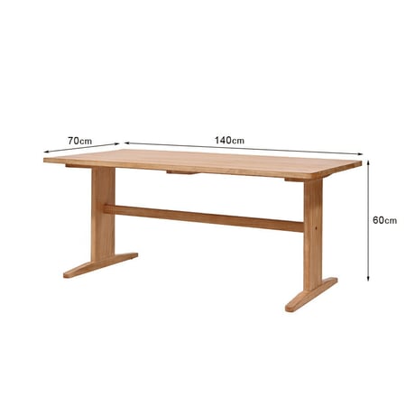 ダイニングテーブル 140cm ロータイプ テーブル単品 木製 チーク 無垢材 シンプル おしゃれ 北欧 ナチュラル インテリア テイスト 家具 レストラン カフェ