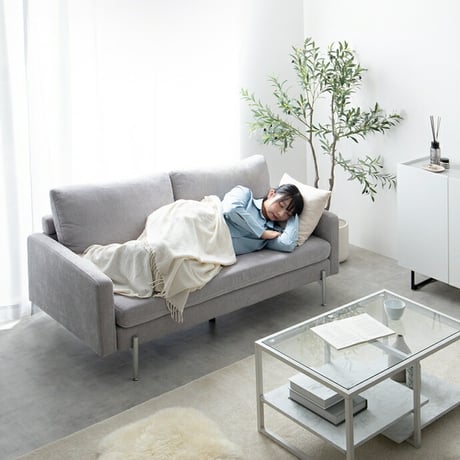 フロアソファ ソファ 2.5人掛け ローソファー 二人用 3人 2P 3P 傷に強い 低い low ロー設計 肘付き 肘置き ひじ掛け アームレスト 広々 ふかふか 脚付き 弾力