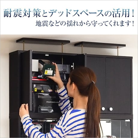 コレクションラック -Luke-ルーク 深型ハイタイプ 専用上置き