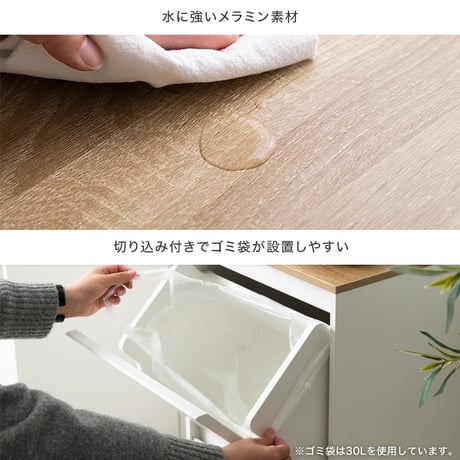 ゴミ箱 ダストボックス 分別 二段 15L 20L 縦型 フラップ式 キッチン 台所 ゴミ袋 収納 スリム コンパクト キャスター付き 一人暮らし 二人 ワンルーム 同棲 ファミリー 子供 キッズ