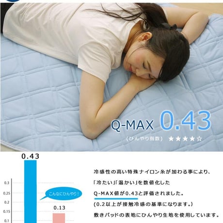 敷きパッド 寝具 NEWプレミアムクール 140×205cm ダブル