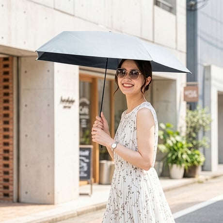 軽量 折りたたみ傘 マジカルテックプロ Slim 55cm MMTP55 遮光100% UVカット100% 日傘 完全遮光 晴雨兼用 男女兼用 熱中症対策 遮熱 おしゃれ コンパクト UVカット10