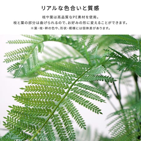 お手入れ簡単 フェイクグリーン エバーフレッシュ Mサイズ(160cm)