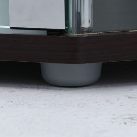 不二貿易 ガラス コレクションケース コーナータイプ 4段 背面ミラー付き 大型 高さ162cm 幅52cm 奥行52cm 収納力抜群