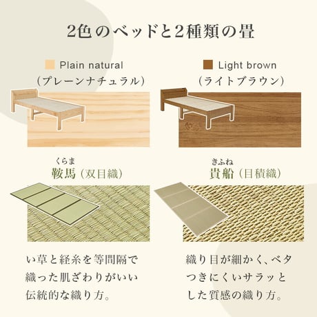 棚 コンセント付き 畳シングルベッド ベッド+畳マットレス 高さ3段階 調節可能 畳 2種類 い草 畳みベッド 畳マットレス 爽やかな天然い草 湿気 すのこベッド 床面下 大容量 収納スペース 衣装ケ