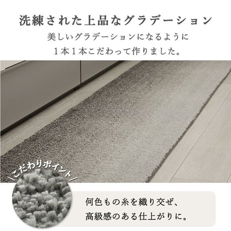 キッチンマット 室内 おしゃれ 洗える グラデーション 滑り止め付き 洗える玄関マット 洗濯機で洗える マット 小さめ 小さい ラグ 滑らない 明るい オシャレ 小さいサイズ ふわふわ 防水 グリー
