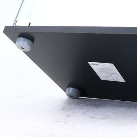 不二貿易 LED ガラスコレクションケース 4段 ブラック 高さ162cm 幅42.5cm 奥行36.5cm 強化ガラス棚 収納機能 推し活向け