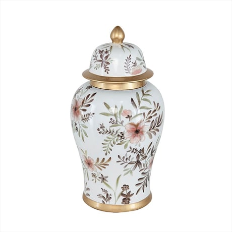2サイズ展開 シノワ・蓋付壺 磁器
