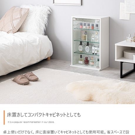 卓上コレクションケース ディスプレイ収納 ショーケース コレクター シェルフ ガラス棚 ラック キャビネット フィギュア プラモデル コレクター 推し活 飾る 飾り デスク 机 棚