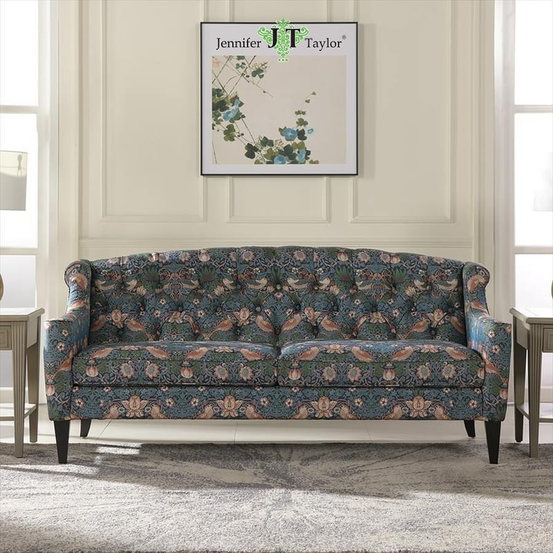 ジェニファーテイラー 3人掛けソファ いちご泥棒 KEN 幅188cm 高級感