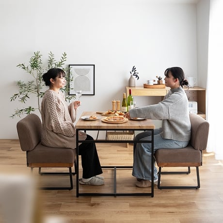 ダイニングセット ダイニングテーブルセット 3点セット 食卓 テーブル 机 一人掛けソファ ソファー チェアー 椅子 イス 収納 棚付き 正方形 角型 コンパクト 小さめ 省スペー