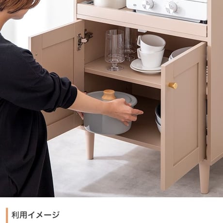 ミニレンジ台 幅60ｃｍ レンジ台 ミニキッチン収納 おしゃあれ スライドトレー付き レンジラック レンジボード レンジ棚 大容量 コンパクト 省スペース 北欧 モダン 木製 白
