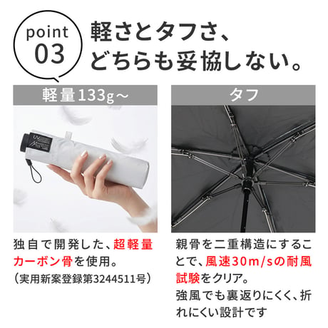 軽量 折りたたみ傘 マジカルテックプロ Tough Wrib 55cm MMTTW55 遮光100% UVカット100% 日傘 完全遮光 晴雨兼用 男女兼用 熱中症対策 遮熱 おしゃれ コンパクト