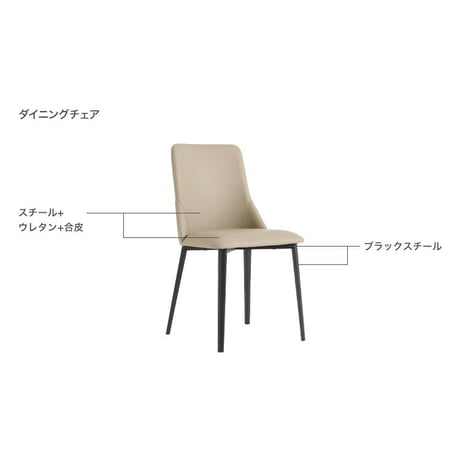 伸縮式セラミック円形ダイニングテーブル＆チェア-グレー-　7点セット