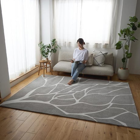 ウレタン入り ウレタン 190×240 3帖 3畳 ラグ レトロ 北欧 手洗いOK お洒落 北欧柄 ナチュラル 滑り止め 折りたたみ おしゃれ ホットカーペット対応 床暖房対応 コンパクト収納 モダ