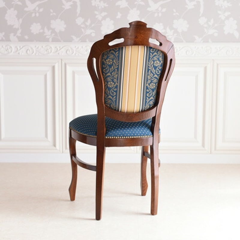 イタリア家具 アンティーク調 猫脚 ダイニングテーブルセット 4人掛け