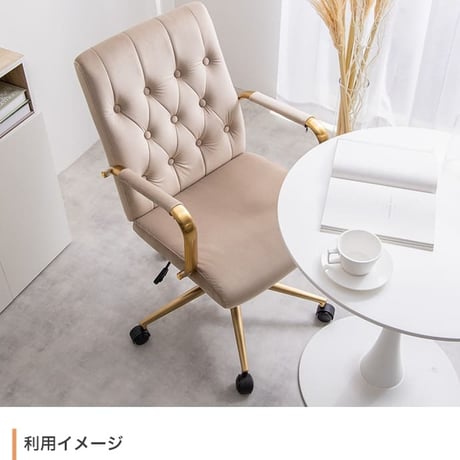 韓国 デスクチェア オフィスチェア ベロア ハイバック キャスター付 昇降 回転 ロッキング 椅子 チェア パソコンチェア PCチェア ロッキングチェア ワークチェア 学習椅子 オ