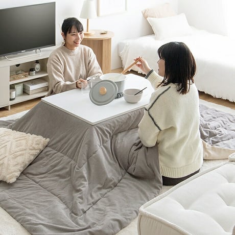 こたつセット こたつテーブル こたつ布団 2点セット コタツ布団 炬燵 こたつ机 長方形 コーデュロイ リバーシブル 毛布 こたつ掛け布団 薄掛け 軽量 丸洗い 洗濯可 洗える 上掛け リビング ダイ