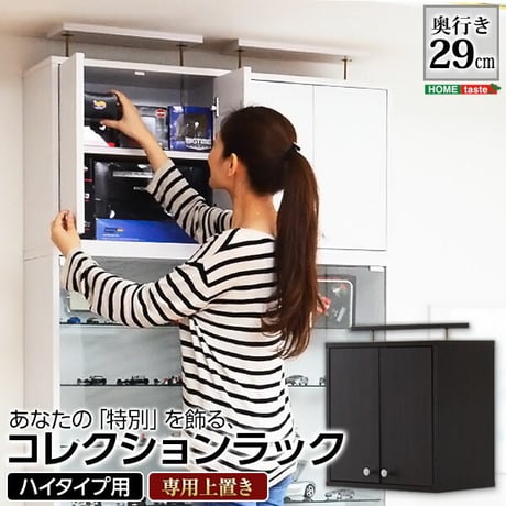 コレクションラック -Luke-ルーク 深型ハイタイプ 専用上置き