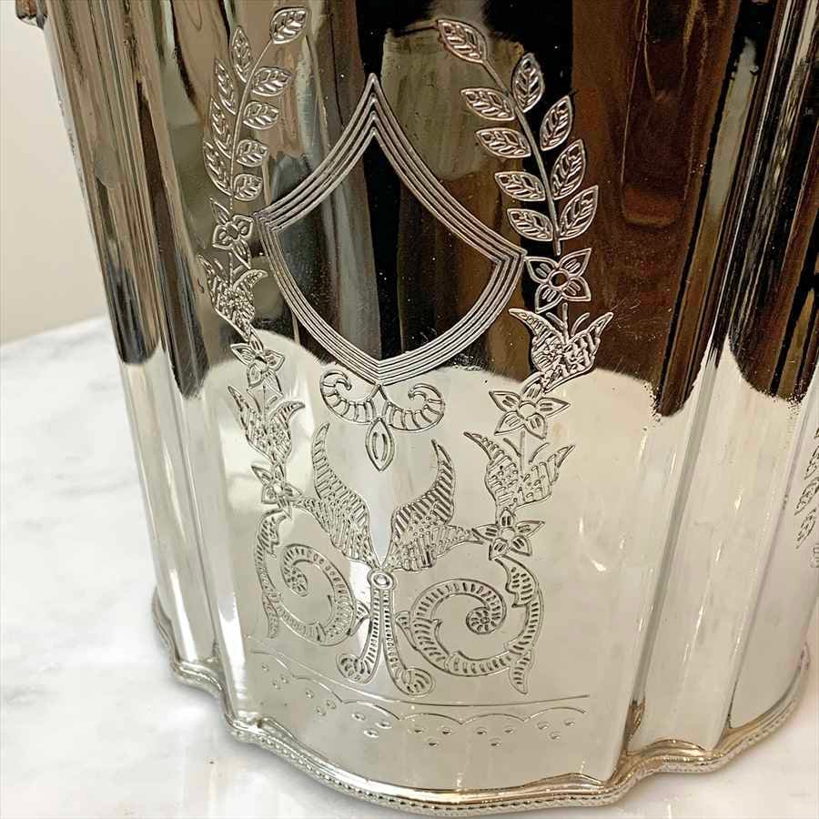 クラシック ワインクーラー シルバー アンティーク調 花器 欧風