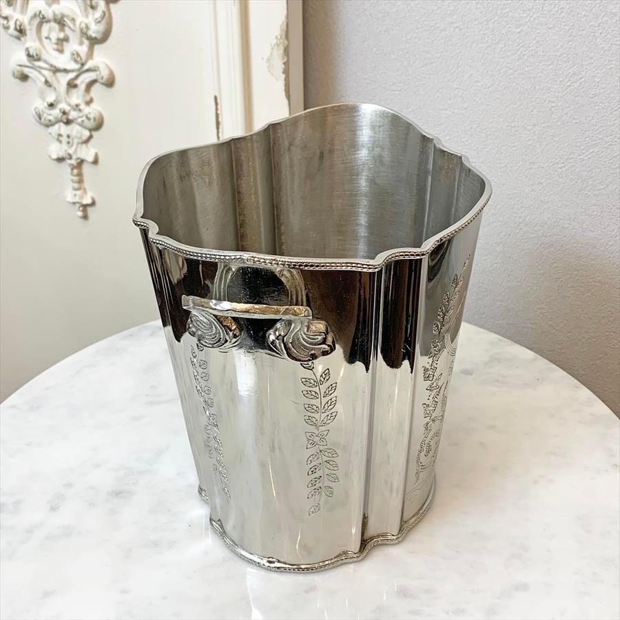 クラシック ワインクーラー シルバー アンティーク調 花器 欧風