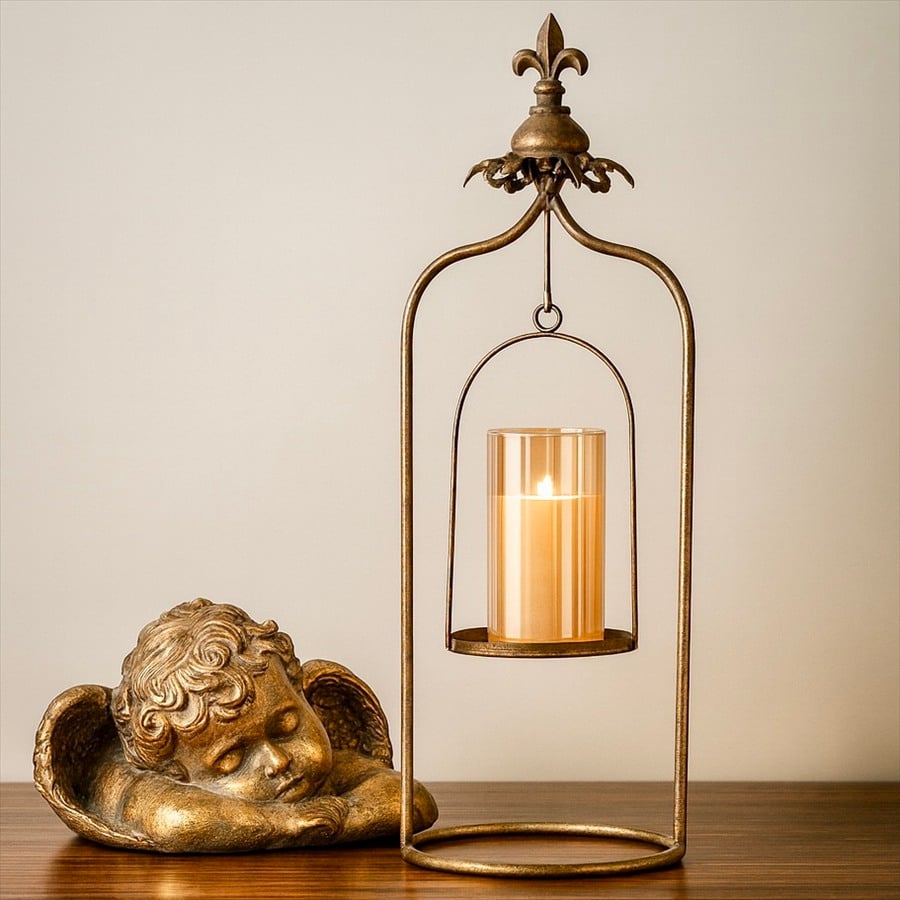 アイアン キャンドルスタンド 高さ58.5cm クリスマス 燭台 ろうそく