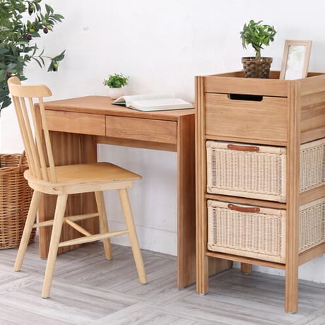 アジアン家具 チェスト 収納 キャビネット シェルフ ラック ラタン バスケット 天然素材 チーク無垢木製 籐 3段 スリム アジアン 衣類洋服収納 シャツ収納 北欧 韓国インテリア アジアン ナチ