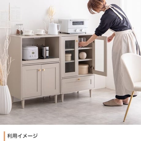 ミニレンジ台 幅60ｃｍ レンジ台 ミニキッチン収納 おしゃあれ スライドトレー付き レンジラック レンジボード レンジ棚 大容量 コンパクト 省スペース 北欧 モダン 木製 白