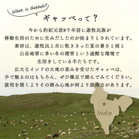 ギャッベ インド製 リビングサイズ 手織り 天然 ウール100% 長方形 草木染 おしゃれ かわいい モダン ナチュラル 北欧 ラグ 絨毯 マット ラグマット カーペット ギャベ 床暖房対応 プーネ