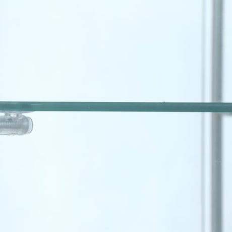 不二貿易 ガラス コレクションケース コーナータイプ 4段 背面ミラー付き 大型 高さ162cm 幅52cm 奥行52cm 収納力抜群