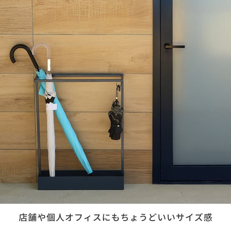 「ASPESH」 アスペシュ アンブレラスタンド （レクタングル） 2個セット IF-N0044-2P 幅44 高さ58.5 アイアン 傘立て かさたて スタンド 玄関 モダン おしゃれ 北欧 シン