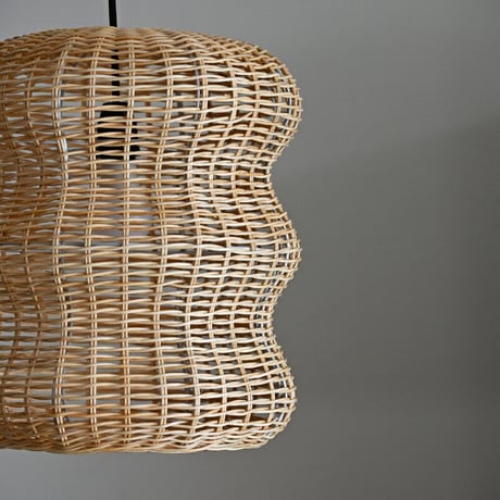 ファームリビング Braided ラタン ランプシェード ベリー 引っ掛けシーリング 北欧 ライト ペンダント 照明 LED 対応 雑貨 インテリア 天井 照明 リビング ペンダントランプ ペンダン