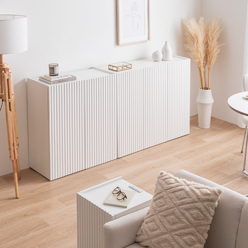 キャビネット 本棚 チェスト サイドボード 収納 おしゃれ 幅95 扉 棚