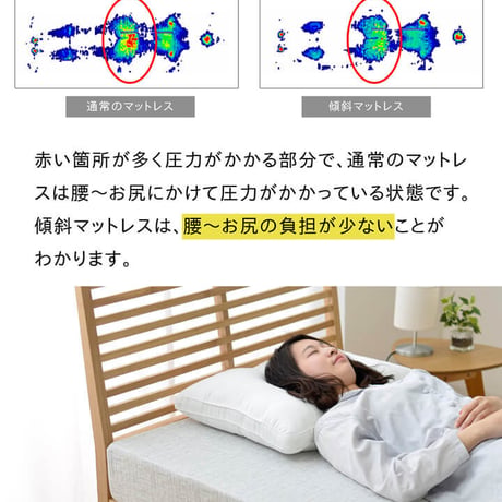 マットレス 寝具 起きやすい 97×195cm シングル