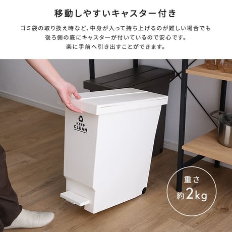 ゴミ箱 ダストボックス バタフライ 観音開き ペダルペール 32L 雑貨 インテリア キャスター付き 日本製 シンプル 北欧 おしゃれ コンパクト 省スペース エコ キッチン リビ