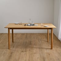 開梱設置無料 ダイニングテーブル 単品 160cm幅 木製 4人用 5人用 6人用 チーク無垢材 角型 コンパクト ダイニングテーブル 机 木製 インテリア おしゃれ ナチュラル 天然木 北欧 カフ