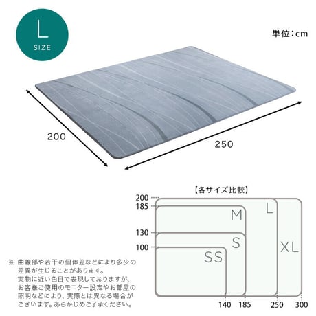 マイクロファイバー・デザインラグマットLサイズ（200×250cm）洗えるラグマット 【WASHFA2】