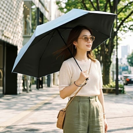 軽量 折りたたみ傘 マジカルテックプロ Tough Wrib 55cm MMTTW55 遮光100% UVカット100% 日傘 完全遮光 晴雨兼用 男女兼用 熱中症対策 遮熱 おしゃれ コンパクト