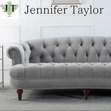 人掛けソファ La Rosa 865 ジェニファーテイラー Jennifer Taylor Home アンティーク調 ヨーロピアン クラシック インテリア ブランド 輸入家具 ソファ 3人掛